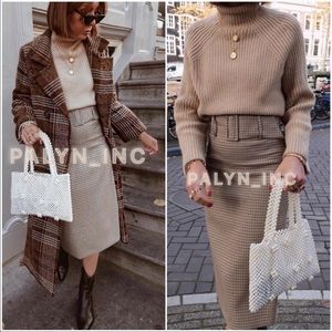 🚫SOLD pencil skirt with belt